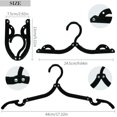 thumbnail image 3 of 24 Pieces Travel Hangers - Portable Foldable Hangers Travel Accessories Foldable Clothes Rack For Travel, 3 of 6