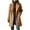 #120-Khaki, variant on Women's Plaid Wool Blend Coat - Longline Notched Collar Winter Jacket with Button Front