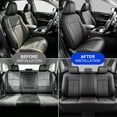 thumbnail image 6 of Fit for Dodge Challenger 2008-2025 Car Seat Covers,Full Set Faux Leather Seat Covers,Stretch Fit,Non-Slip,Breathable,Airbag Compatible,Black,2 Row 5 Seats, 6 of 11