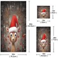 thumbnail image 3 of GZHJMY Christmas Deer Towel Set of 3, Highly Absorbent Soft Towels with Bath Towel, Hand Towel and Washcloth for Bathroom Hotel Gym Spa, 3 of 7