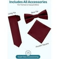 thumbnail image 5 of S.H. Churchill & Co. Men's 4 Piece Vest Set, with Bow Tie, Neck Tie, and Pocket Square, 5 of 7
