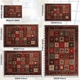 thumbnail image 1 of Alfombrilla de terciopelo de 60 x 120 cm para el hogar, sofá, dormitorio, nórdico, retro, 1 of 7
