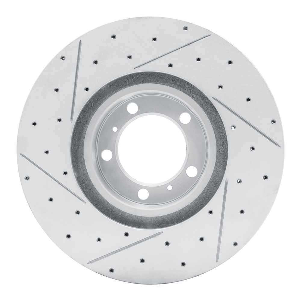 Dynamic Friction Company 830-02085D DFC Geoperformance Rotor - Drilled and Slotted