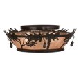 thumbnail image 6 of Meyda Tiffany 68932 Oak Leaf And Acorn 4 Light 20" Wide Semi-Flush Ceiling Fixture -, 6 of 6