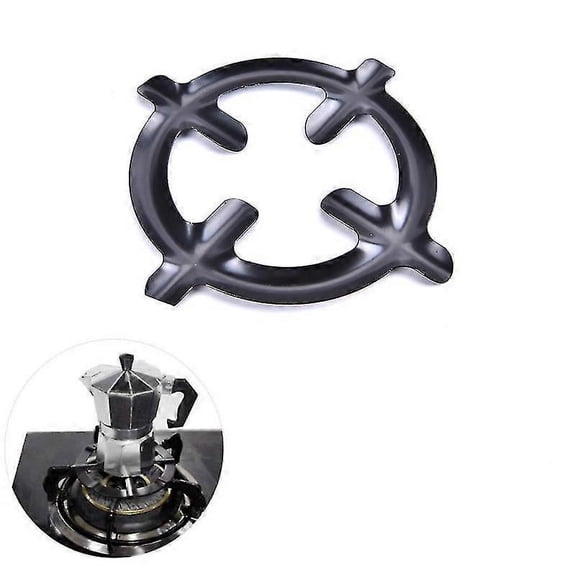 1pcs Iron Gas Stove Cooker Plate Coffee Moka Pot Stand Reducer Ring Holder Hfmqv