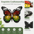 thumbnail image 4 of Kabuer Butterfly Wall Decor, Hanging Butterfly Art for Outdoor, Garden, Patio, Gift 4 Pack, Metal, 4 of 7