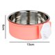 thumbnail image 5 of Jaula Cuenco de comida Mascota Colgante Jaula desmontable Cuencos de agua de comida de acero inoxidable para perros Gatos Animales pequeños Adepaton 220916-4, 5 of 9