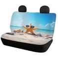 thumbnail image 2 of Pzuqiu Starfish Automotive Vehicle Cushion Full Set Car Seat Covers Interior Accessories Polyester Car Seat Covers Full Set Fit for Truck Trucks, 2 of 10