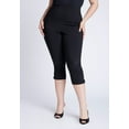 thumbnail image 2 of ELOQUII Women's Plus Size Slim Stretch Capri, 2 of 3