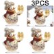 thumbnail image 1 of Juego 3 Decoraciones Escritorio Con Pintura Diamantes Redondos Y Forma Especial Muñeco Nieve Invierno (#1), 1 of 2