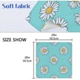 thumbnail image 5 of Coolnut Set of 6 Daisy Flower Satin Napkin Square 20 Inches Table Napkins Soft Smooth Decorative Napkins for Wedding Banquet Party Decoration, 5 of 6