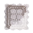 thumbnail image 2 of CHOK Rectangular Cotton Handwork Crochet Lace Table Runner Doilies for Coffee Table Dresser Scarf Centerpieces Décor 2PC, 2 of 6