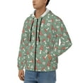 thumbnail image 3 of Naloa Retro Hippie Groovy Mushroom Men’s Hoodies, Zip up Hoodie, Sweatshirts,Hoodies for Men Sizes S-3XL-XX-Large, 3 of 5