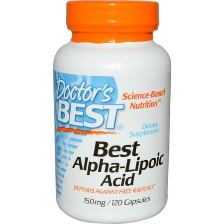 Doctor's Best alpha-lipoïque 150 mg, 120 Ct