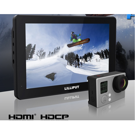 Design for GoPro Hero 3+ / 4 series & DSLR camera-Black