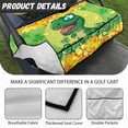 thumbnail image 6 of Whosucclay Dinosaur Clover Coin Breathable Golf Cart Seat Cover Anti-Slip for EZGO Yamaha Club Car Icon, Anti-Scratch Golf Cart Seat Protector, 6 of 7