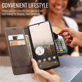 thumbnail image 6 of CaseMe Leather for Google Pixel 11/11 Pro Case, Flip Wallet Leather Case with Card Holder Magnetic Closure Shockproof Kickstand Protective Phone Cases Cover for Google Pixel 11/11 Pro,Coffee, 6 of 12