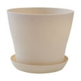 thumbnail image 2 of Self Watering Plant Pot 5.5 Inch Round Plastic Planter with Drainage Hole Decorative Flower Pot for Indoor Outdoor Use Perfect for House Plants Succulents Bonsai Flowers Home Garden Patio Office, 2 of 5