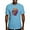 Baby Blue, variant on CafePress - Vibrant Psychedelic Skull Men's Classic T Shirt - Fitted T-Shirt, Vintage Fit Soft Cotton Tee