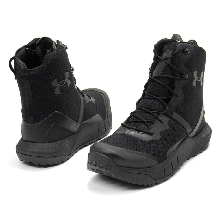 Under armour 30237480018 Men's Micro G Valsetz Zip Size 8 Black Boot 