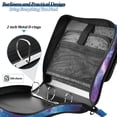 thumbnail image 4 of FORMRS Zipper Binder with Shoulder Strap 2-inch Ring 500 Sheet Capacity File Bag, Galaxy Pattern, 4 of 5