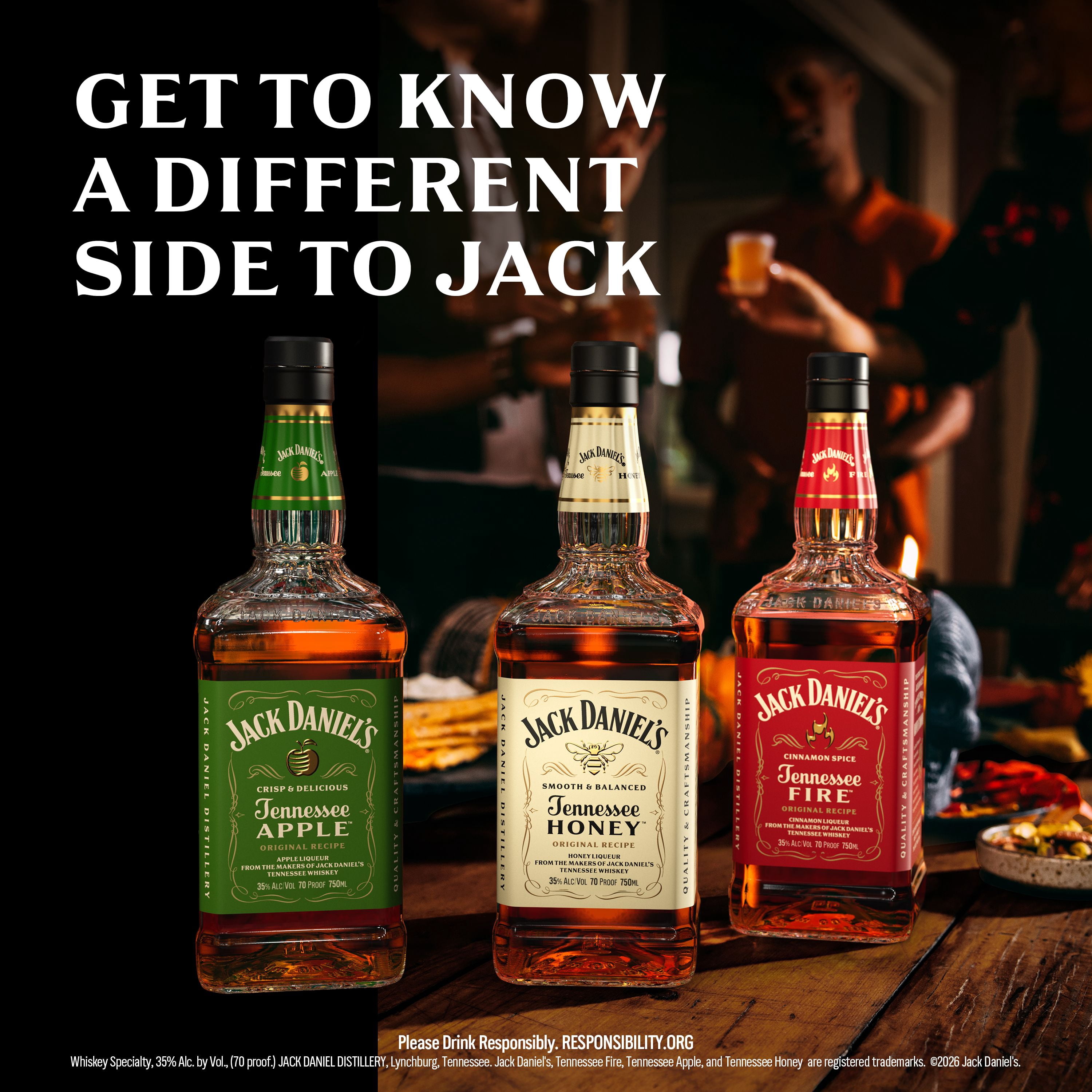 Jack Daniel's Tennessee Fire Whiskey Specialty, 750 ml Bottle, 70
