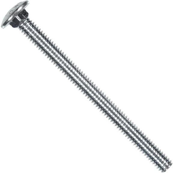 0.37 x 3 in. Grade 2 Zinc Carriage Bolt - 50 Count