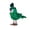 A, variant on St. Patrick’s Day Featherly Friends Birds - Table Decor and Figurines, St. Patrick’s Day Decorations, Farmhouse Style Bird Figurines for Indoor Display, Holiday Home Decor Supplies,Green