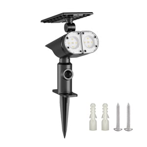 Better Homes & Gardens Solar Motion Sensor LED Spotlight, 600 Lumens
