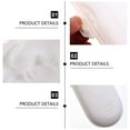 thumbnail image 4 of Hytrove 2Pcs Case White Plastic Travel Carrying Box with Storage Compartments, 4 of 6