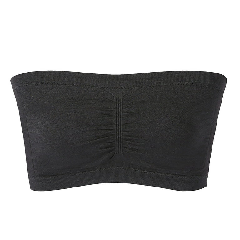 Bras for Women Stretch Strapless Piece Bra Summer Bandeau Bra