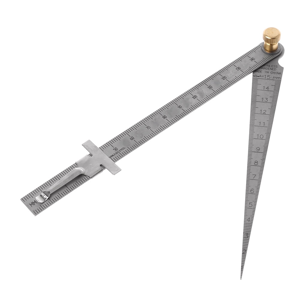 Gage Ruler OOKWE Precision Stainless Steel Ruler Gage Depth Ruler Hole Inspection ...