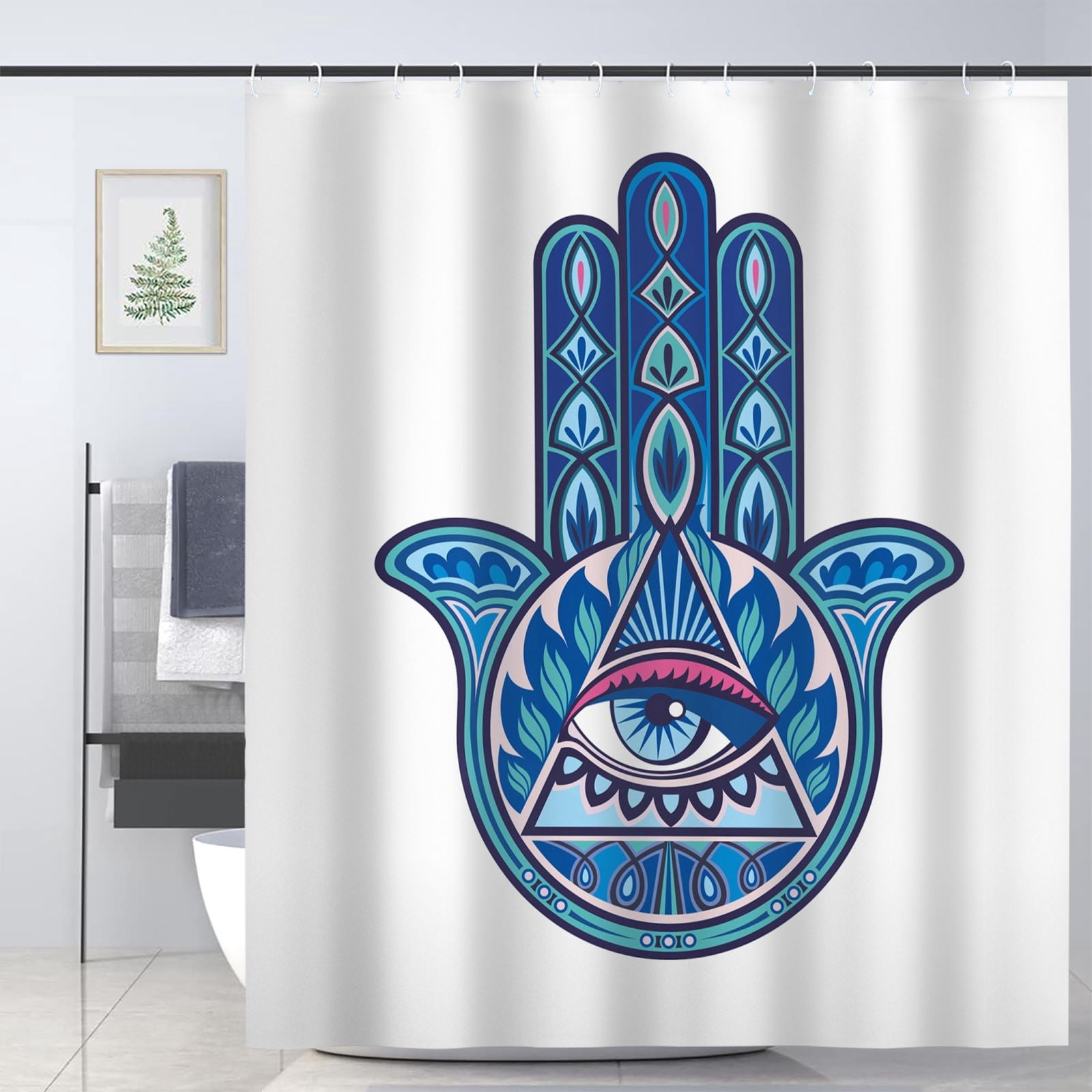 Sacred Eagle Eye Shower Curtain NCU0NTV897