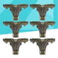 thumbnail image 4 of HOMEMAXS 6PCS Dark Green Zinc Alloy Furniture Support Feet Tiger Shape Decoration Legs for Sofa Accessories 30x42mm, 4 of 8