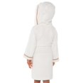 thumbnail image 2 of Premium Toddler Robe For Babies And Kids - Bamboo Rayon With Hood - Girls & Boys (2-3T White), 2 of 4