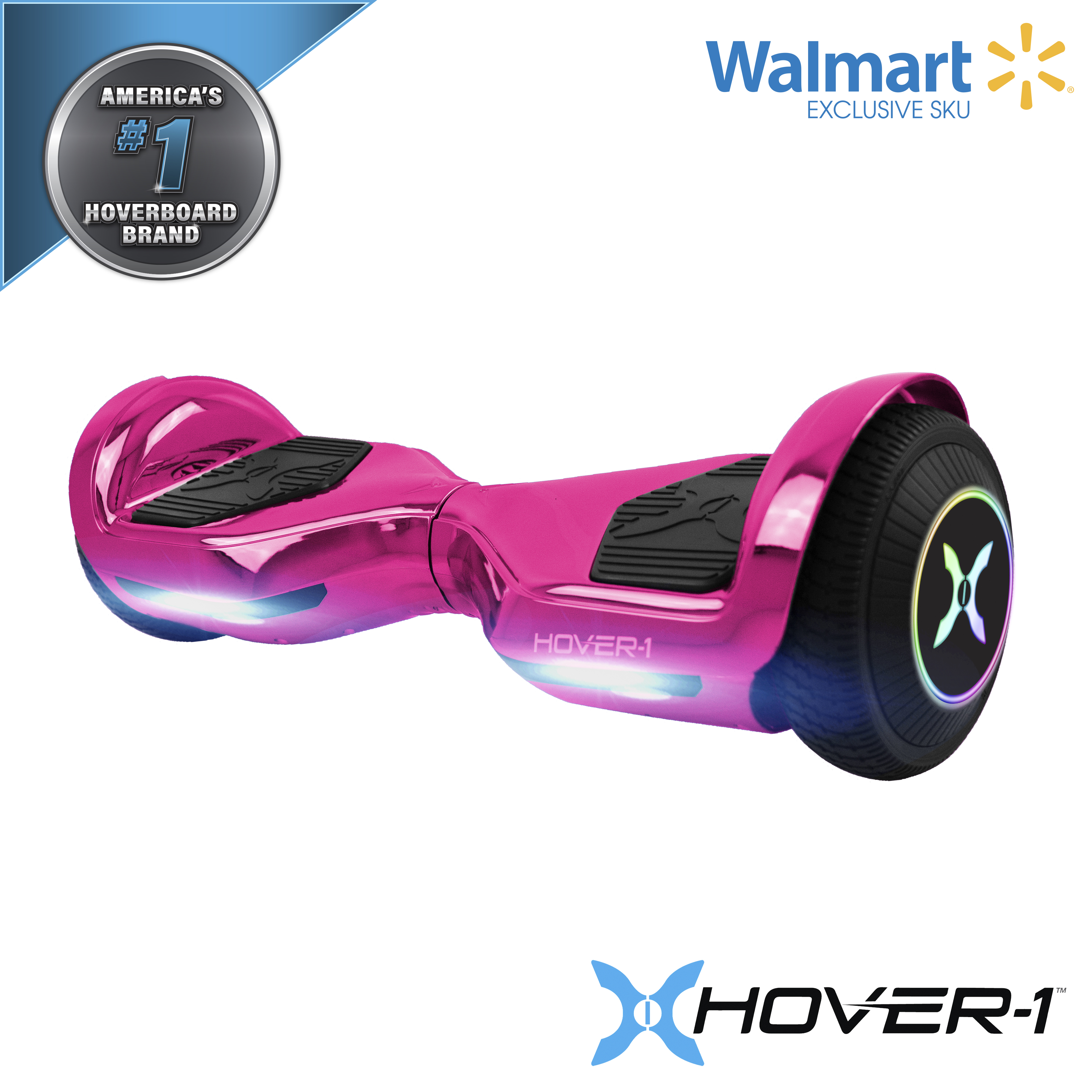 Hover-1 Allstar UL Certified Electric Hoverboard w/ 6.5" Wheels and LED Lights - Pink - image 5 of 6