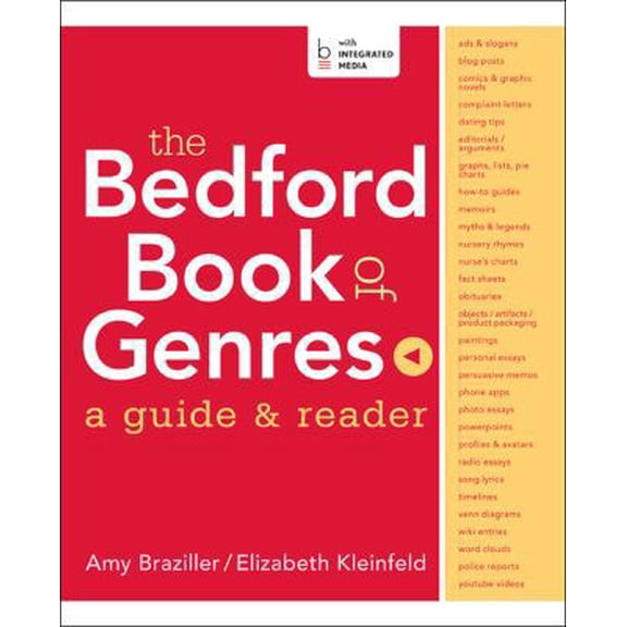 Pre-Owned The Bedford Book of Genres: A Guide & Reader (Paperback) 0312386567 9780312386566