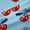 Blue Red 01, variant on Feelyou Fashion Stripes Bow Black Out Curtains for Teen, Kawaii Ribbon Cherry Curtains Pack of 2 (42x63 Each), Dreamy Princess Blue Bedroom Curtains, Living Room Curtains Decor
