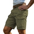 thumbnail image 2 of Lmueinov Men's Shorts 9'' Inseam Lightweight Classic Fit Cargo Shorts with Multi Pockets for Casual Work Summer Outdoor, 2 of 7