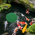 thumbnail image 2 of Zehuanyu  15 Pcs Simulated Lotus Leaf Pond Plant Decoration Plants Green, 2 of 8