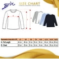 thumbnail image 5 of Brix Boys Long Sleeve Tee Shirts - Super Comfort Crew Neck T Value pack, 5 of 6