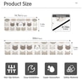 thumbnail image 3 of Yayeee Faucet Mat for Kitchen Sink 30" Diatomite Long Splash Guard Pad, Light Gray Cat Pattern, 2 Pack, 3 of 7