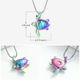 thumbnail image 2 of Sea Turtle Necklace Urns for Cremation Ashes Urn Necklace Lockets for Human Ashes Pet  Ashes Holder Pendent for Ashes and Chain, 2 of 6