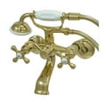 thumbnail image 3 of Wall-Mount Clawfoot Tub Faucet, Matte Black, Wall Mount KS266MB, 3 of 5