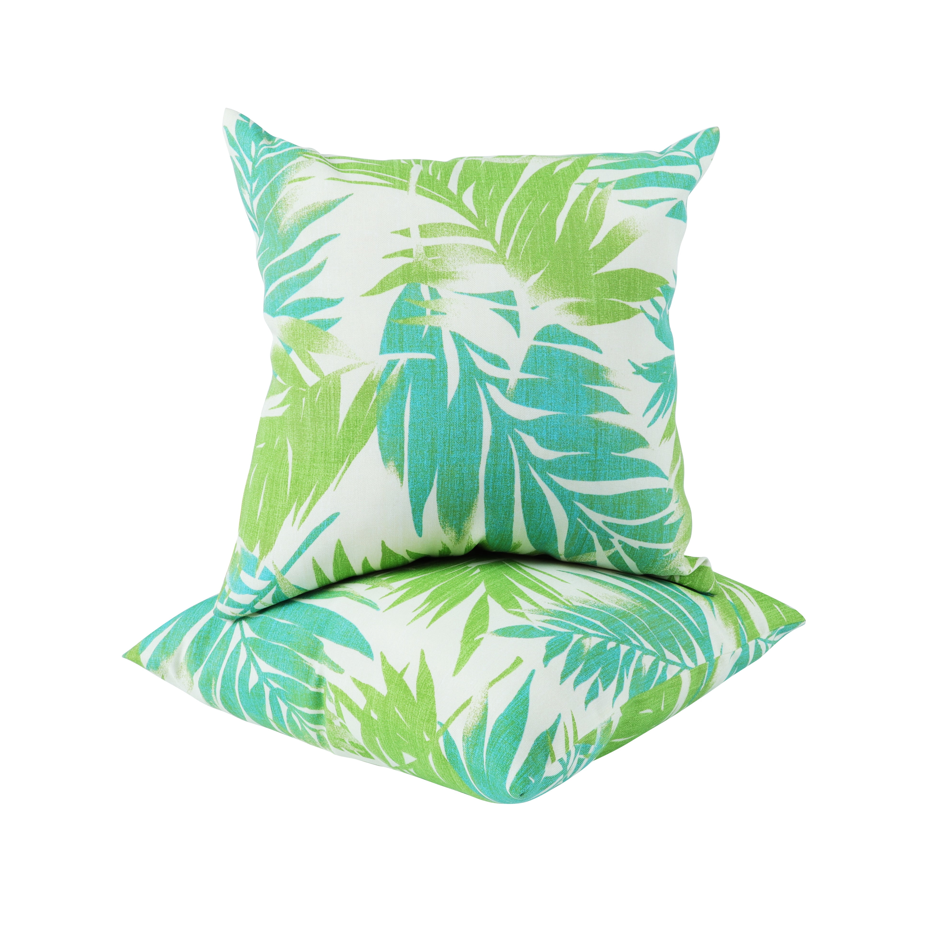 2 Pack Outdoor Throw Pillows, Waterproof & Fade-Resistant Patio Cushions, 18x18 Inch Decorative Outdoor Pillows for Garden, Porch, Balcony & Poolside Furniture