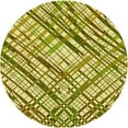 thumbnail image 1 of Ahgly Company Machine Washable Indoor Round Transitional Oak Brown Area Rugs, 8' Round, 1 of 7