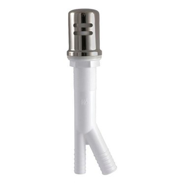 Kingston Brass Trimscape Dishwasher Air Gap – Polished Chrome, Prevents Backflow, Easy Install
