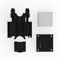 thumbnail image 3 of CIMAXIC Multifunction Acrylic Filter Inlet Outlet Pipe Clamp Aquarium Pipe Holder Fish Tank Pipe Fixed Clip (Black),2.76"X2.24"X1.18", 3 of 4