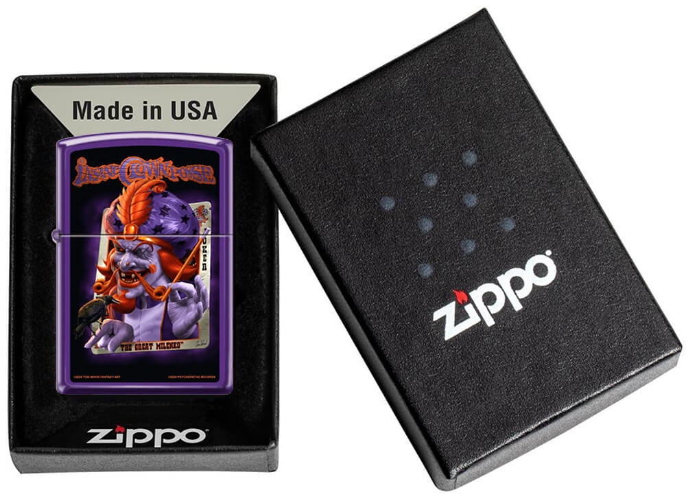 ICP Milenko - Purple Matte Zippo Lighter