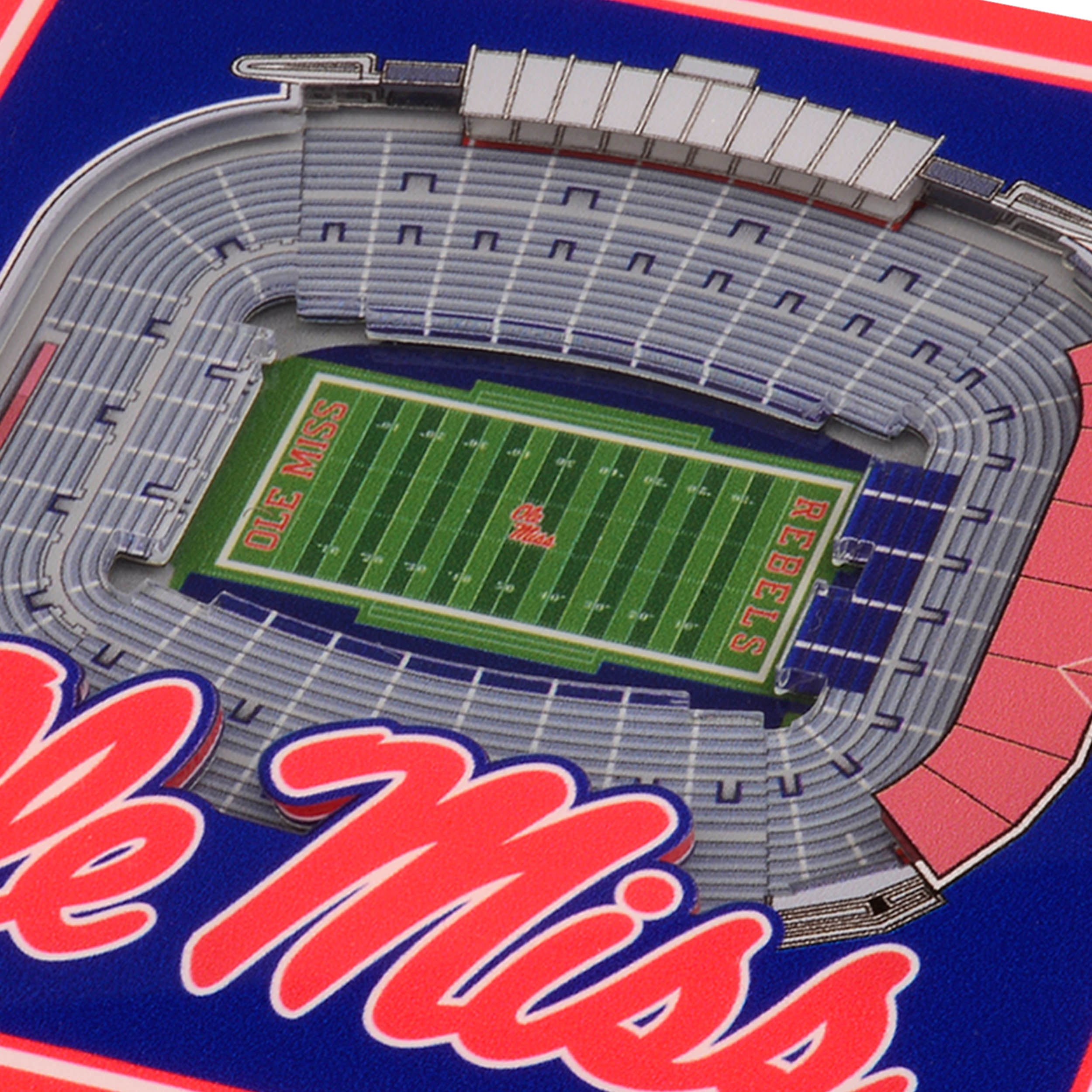 YouTheFan NCAA Mississippi Rebels Stadiumview Cribbage